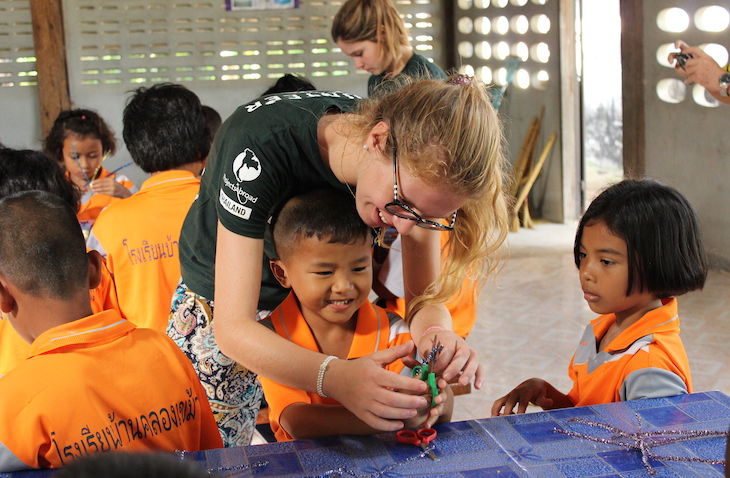 Community development volunteering with Projects Abroad