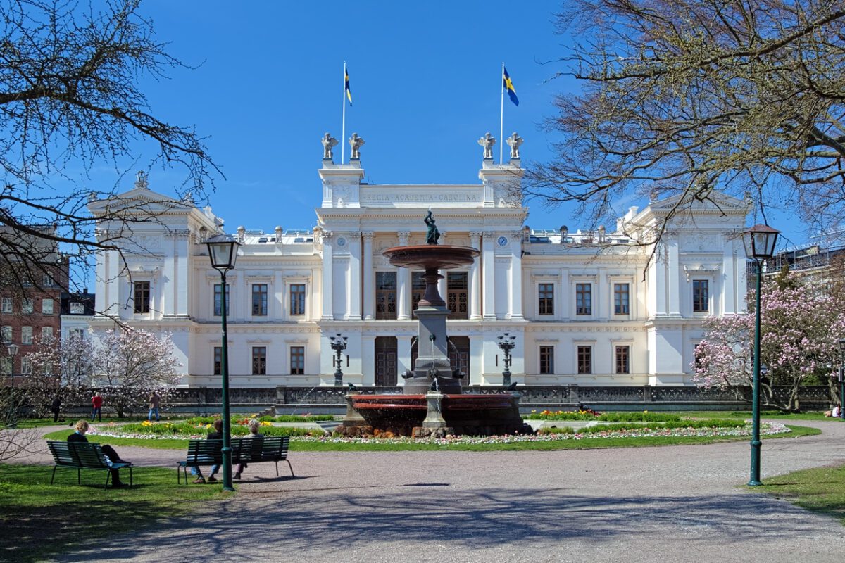 The main building of the Lund University, Sweden VolunteerForever